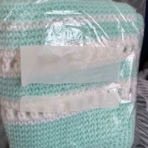 Baby hat made and blanket new hand made